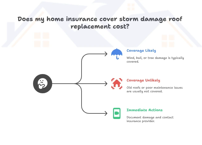 Does Home Insurance Cover Storm Damage Roof Replacement Cost?