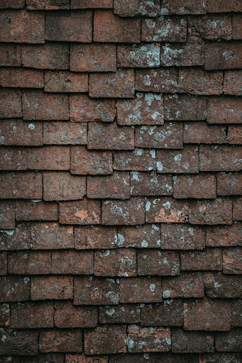 image is showing hail-damaged roof