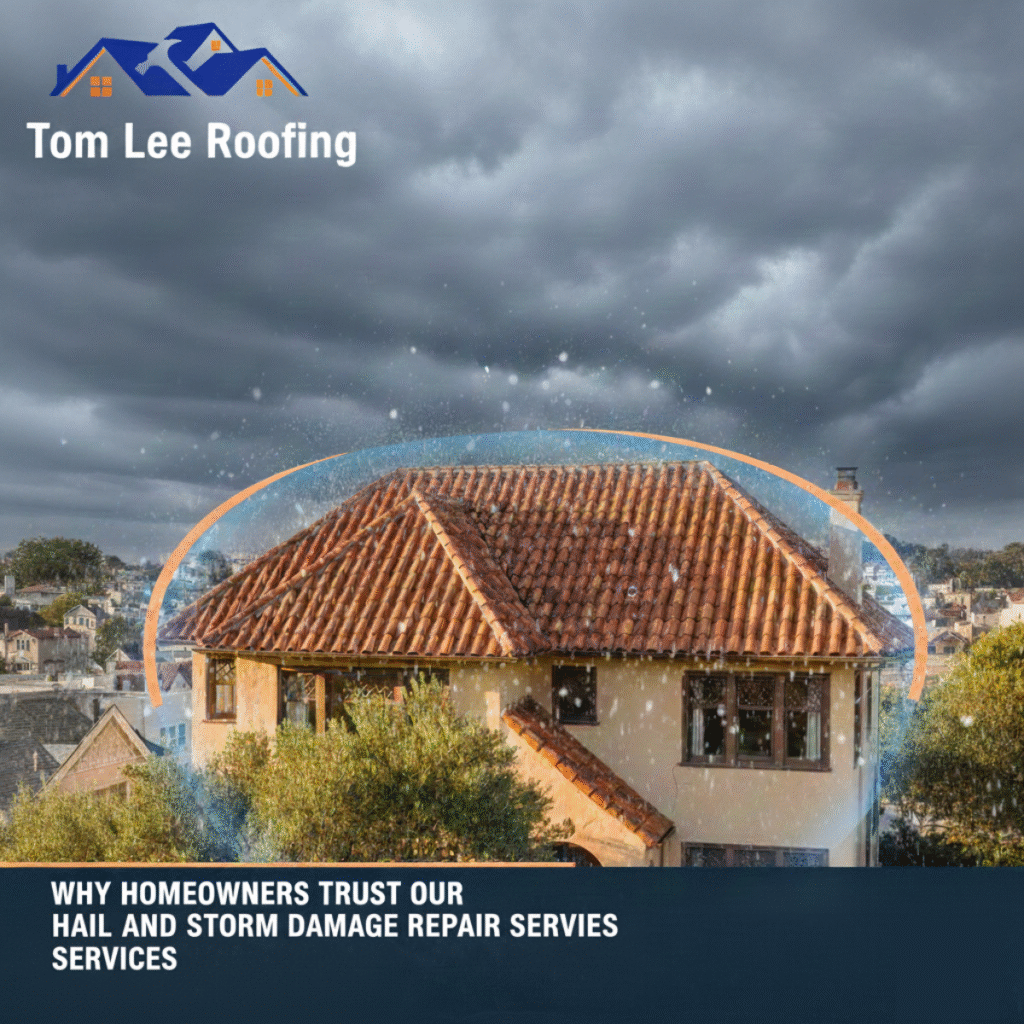 hail damage roof repair services by tom lee roofing san francisco